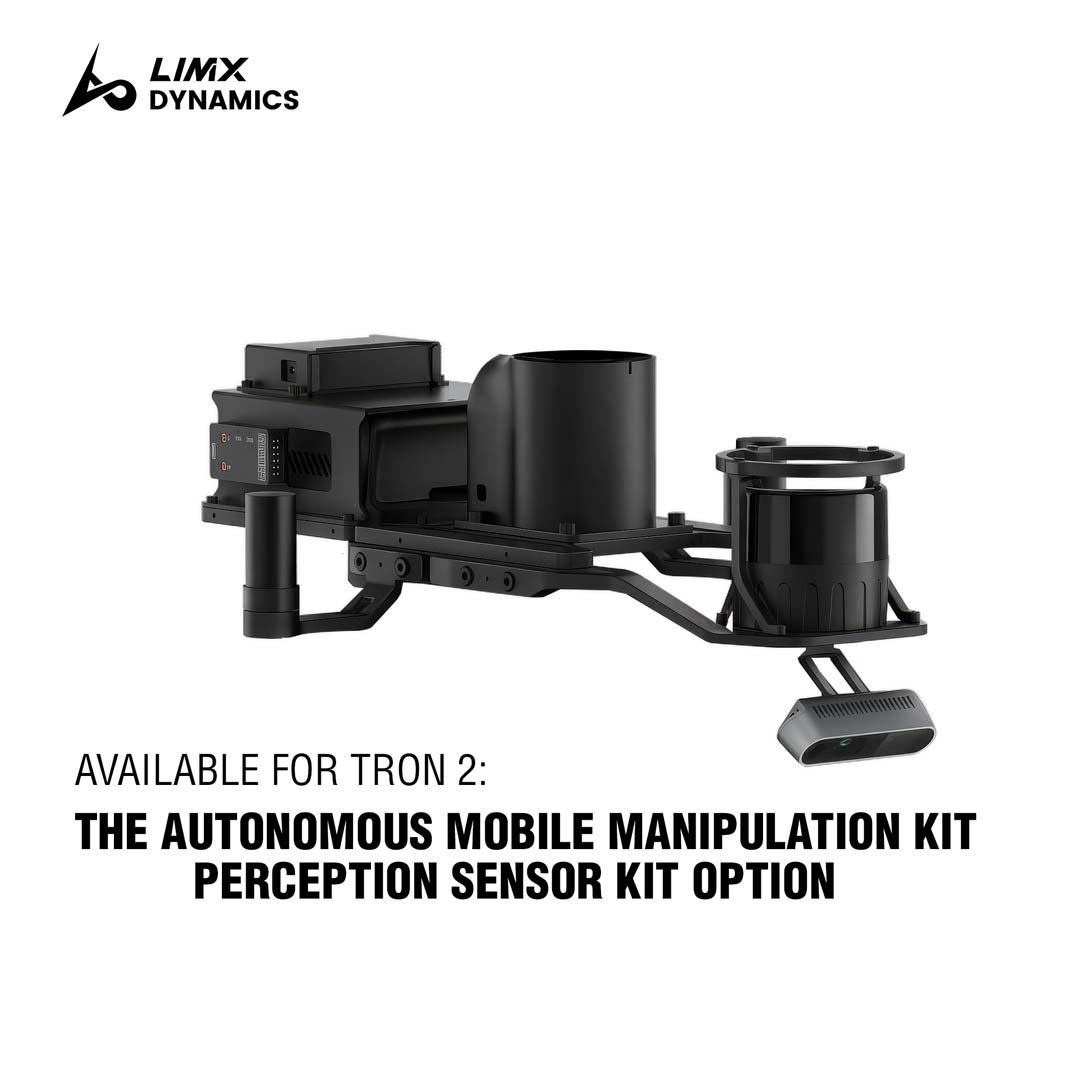 LimX TRON 2 perception sensor kit on a compatible TRON 2 platform; robot sold separately