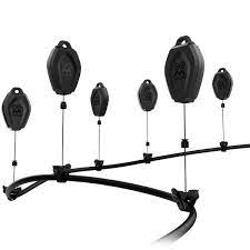 Retractive VR Cable Management System - 6PC - Black | for any VR headset