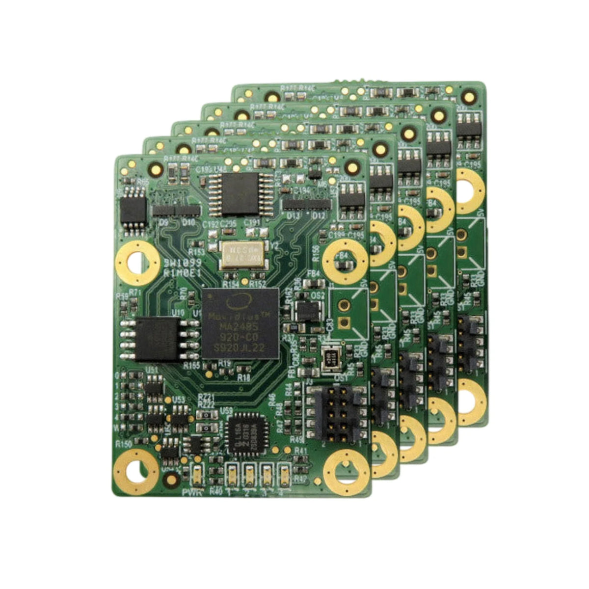 OAK-SoM — 5 pieces — official Luxonis image on white