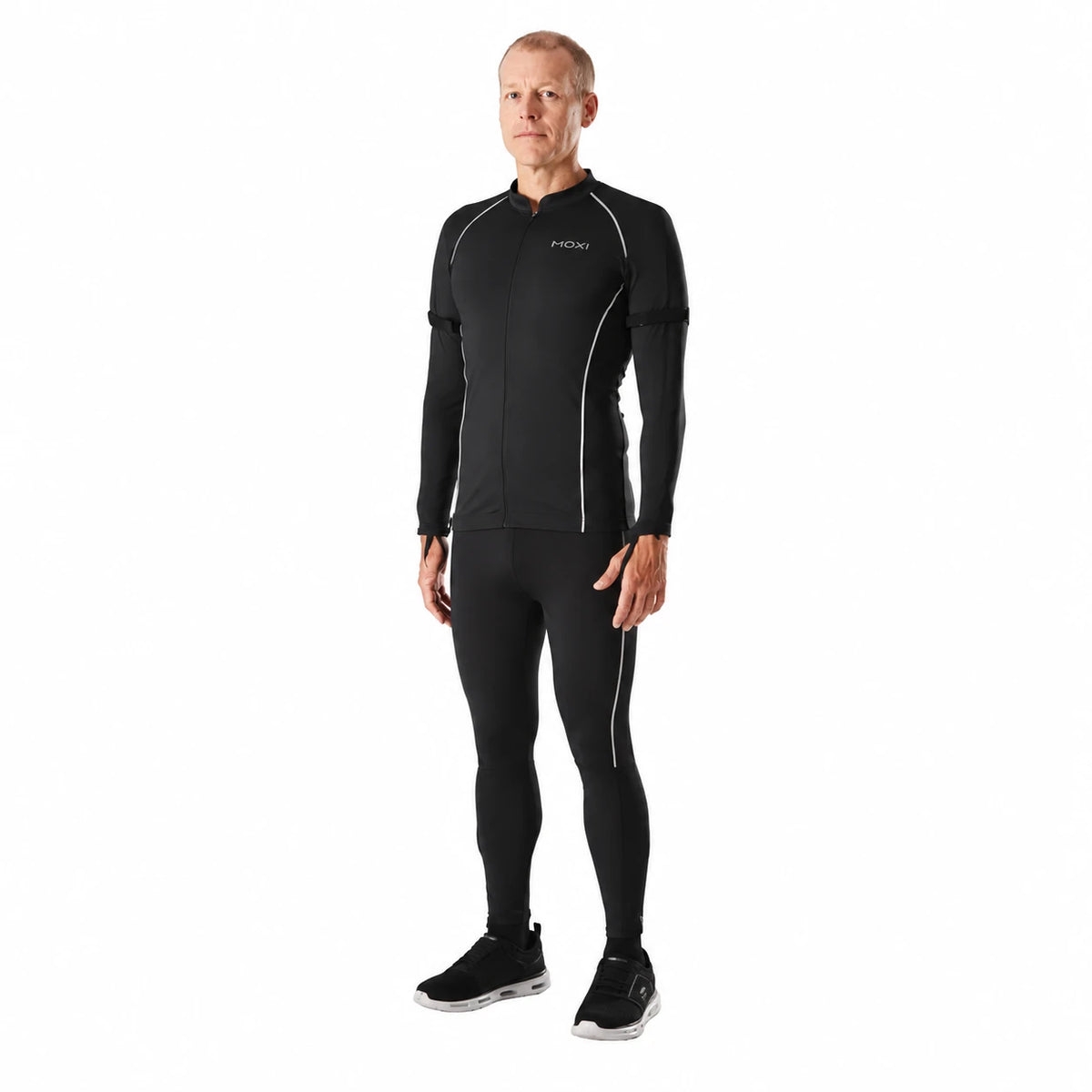 MOXI S100 men's motion-capture suit on white background