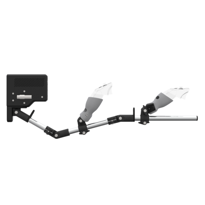 ForceTube Haptic Gunstock — Meta Quest 3 / 3S — Explorer / Chrome product image