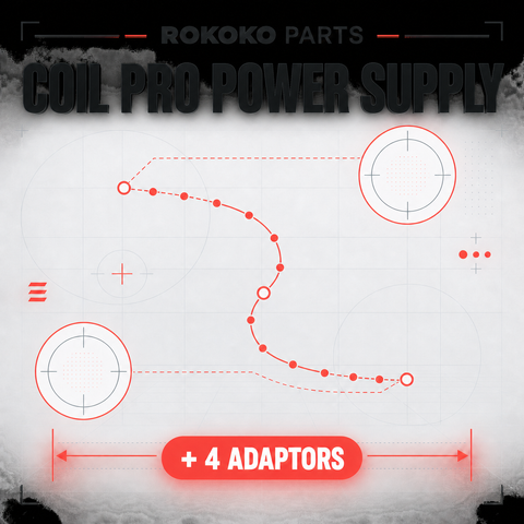 Coil Pro Power Supply + 4 Adaptors
