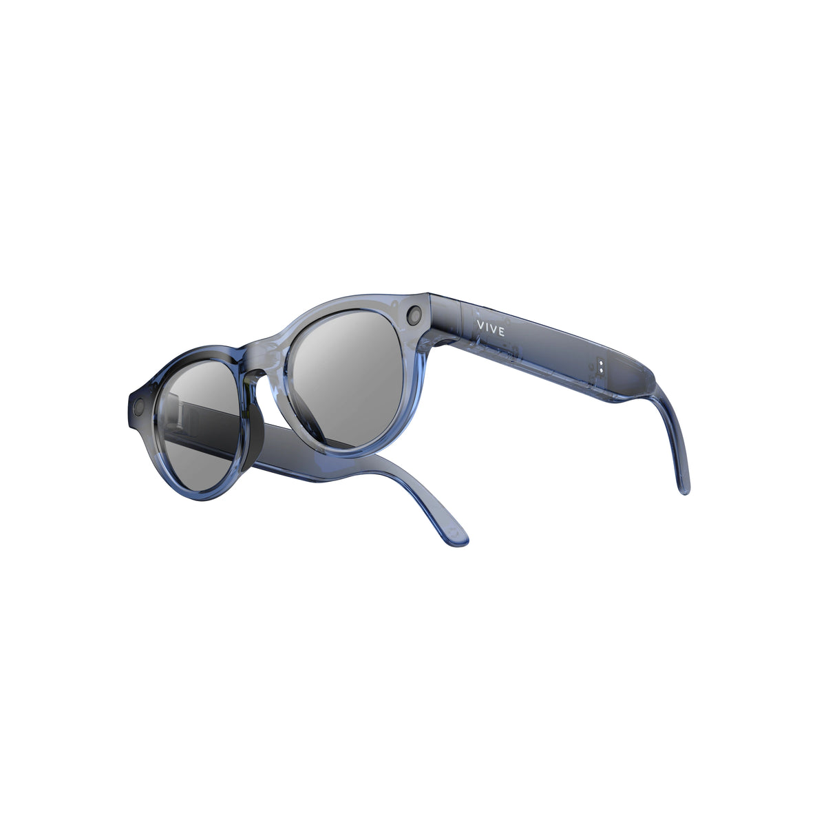 VIVE Eagle Pantos Navy sunglasses glasses, angled view