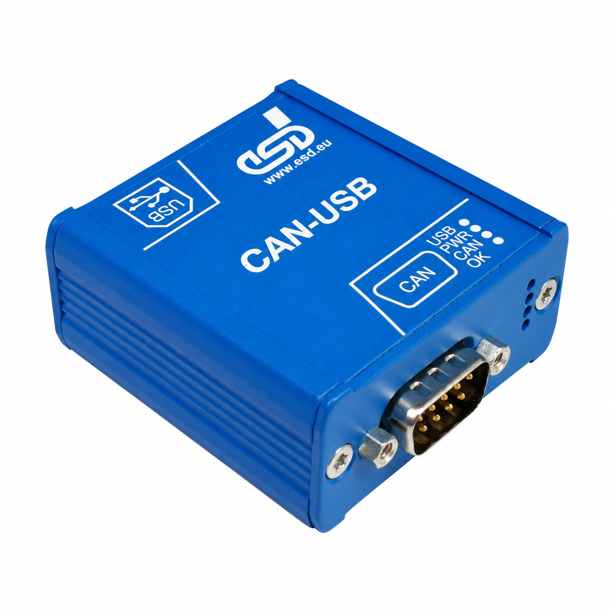 ESD CAN-USB/2 adapter on a white background — XELA supplier code X9B01000A