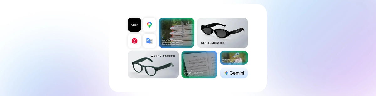 Google Reveals Gemini-Powered Intelligent Eyewear with Gentle Monster and Warby Parker