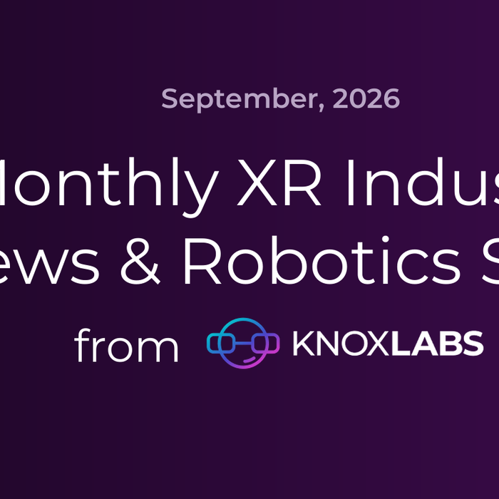 XR & Robotics News | September 2026