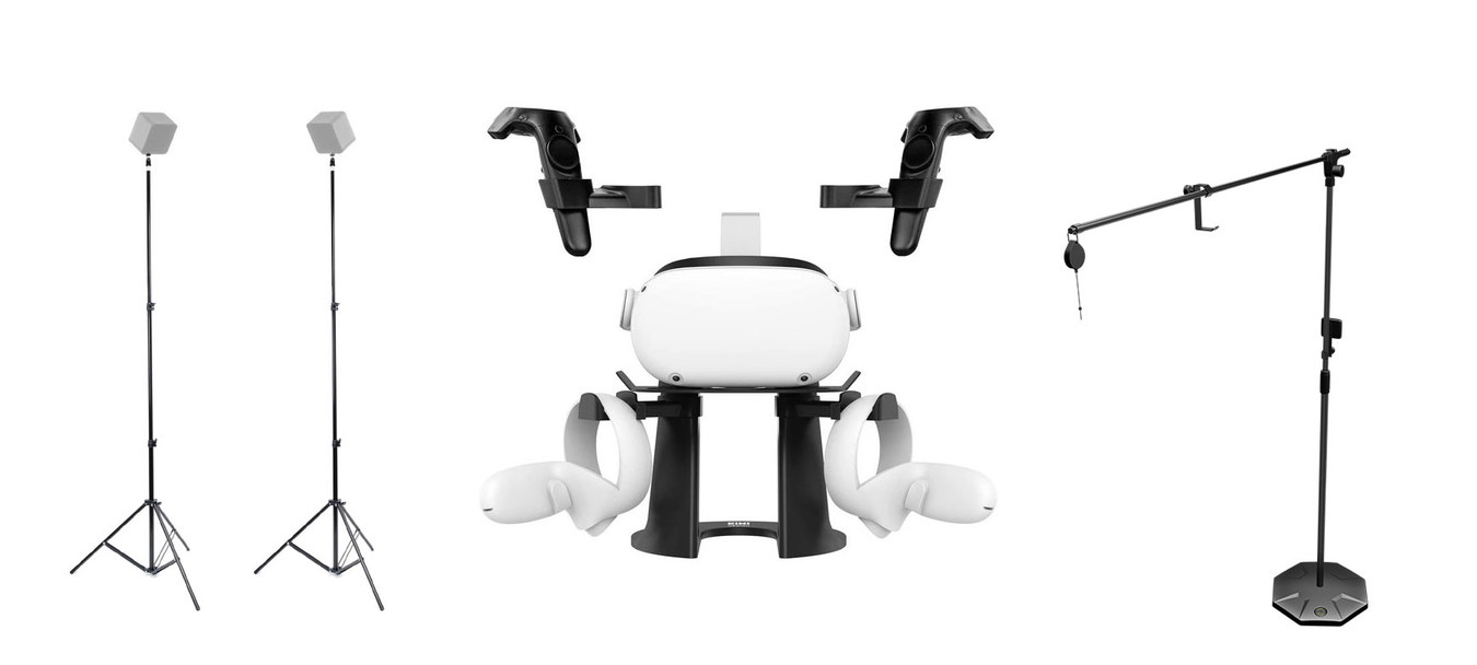 Stands, Hooks, Mounts and Stations for VR Devices