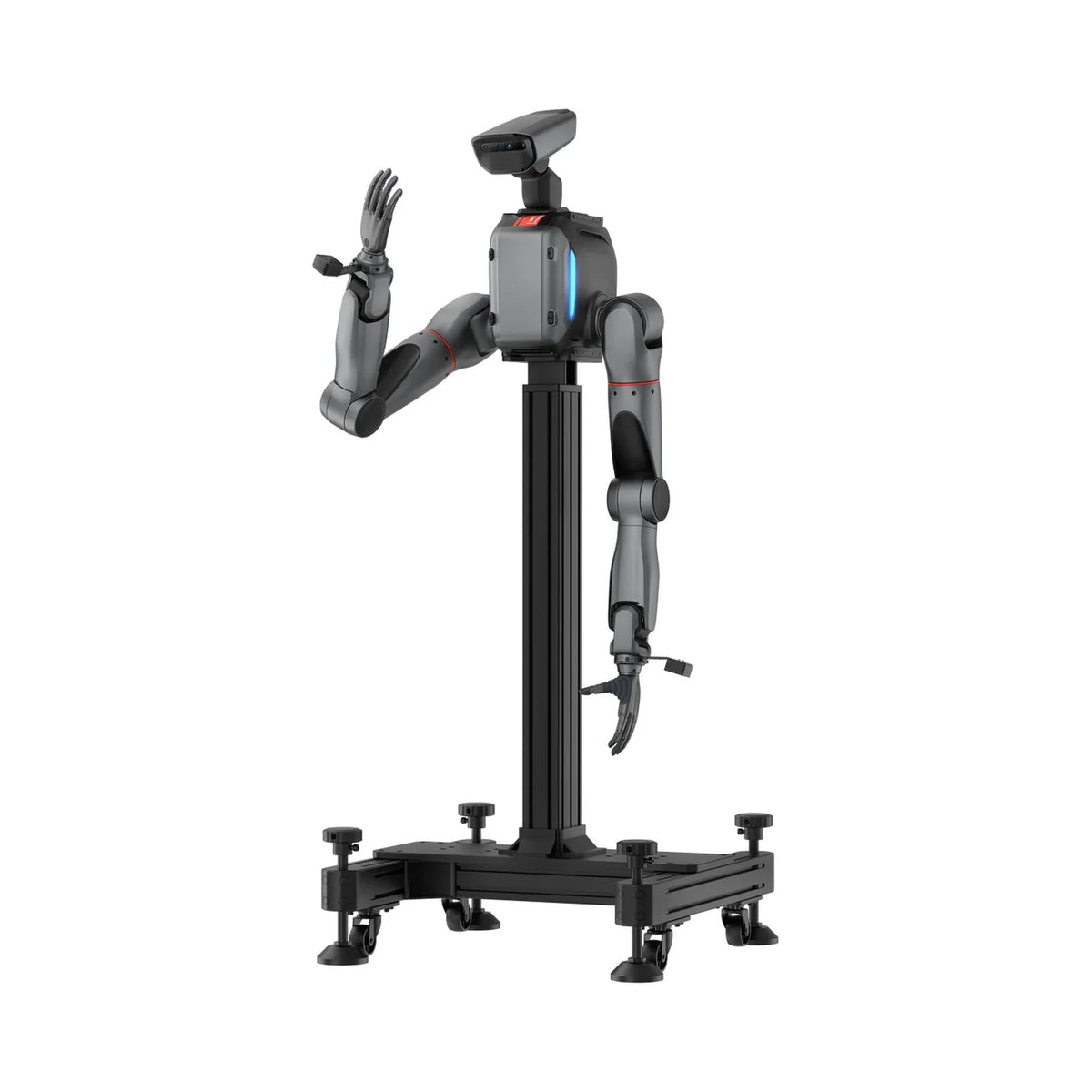 LimX TRON 2 dual-arm robot EDU configuration on a fixed stand