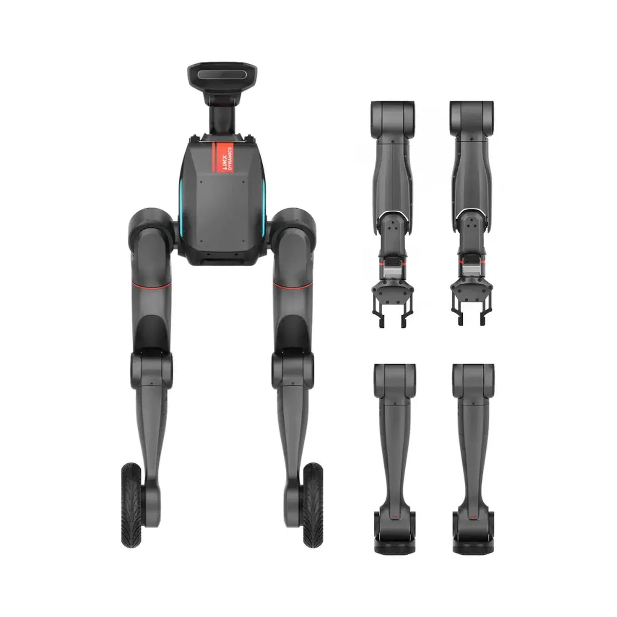 LimX TRON 2 three-in-one EDU system with dual-arm, sole, and wheeled configurations