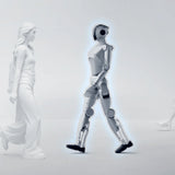 LimX Luna walking among people