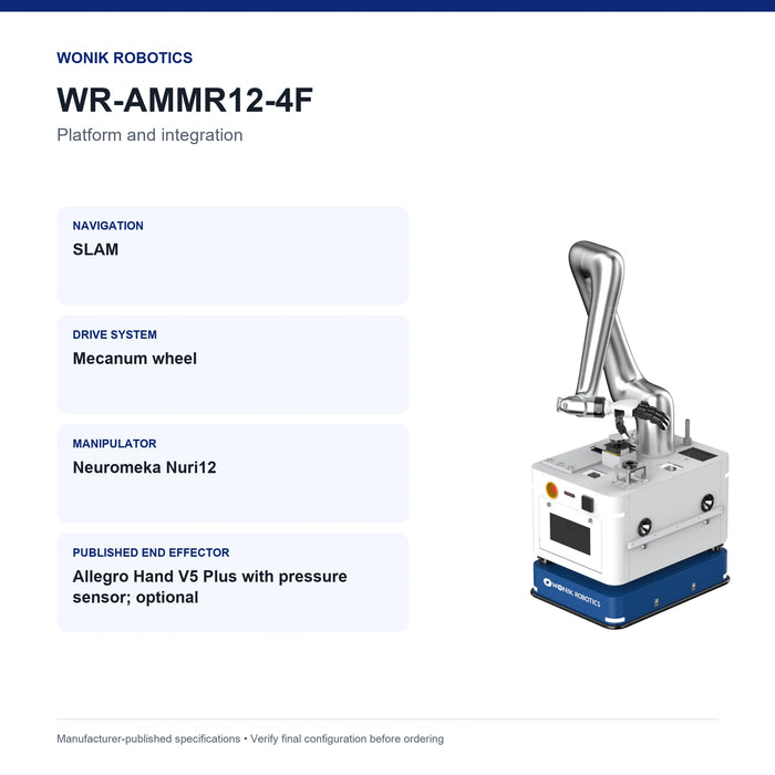 WR-AMMR12-4F platform and integration specification summary