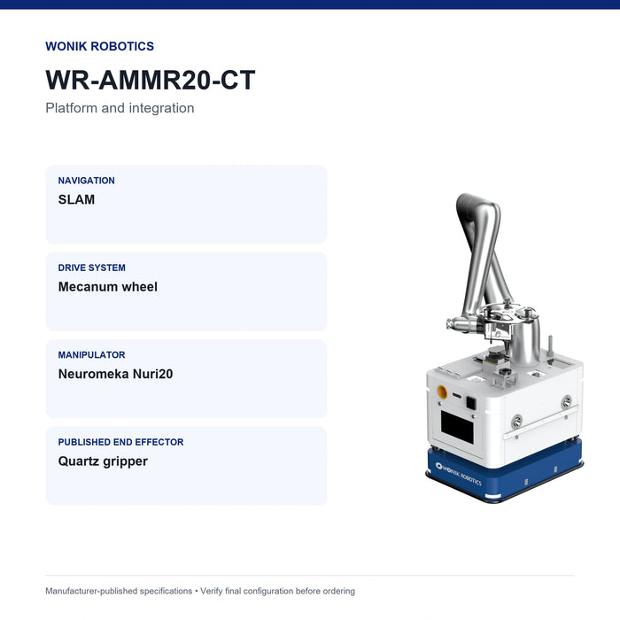 WR-AMMR20-CT platform and integration specification summary