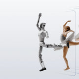 LimX Luna humanoid performing with a dancer
