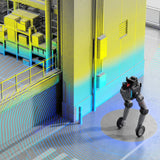 LimX TRON 2 navigating and mapping an industrial environment