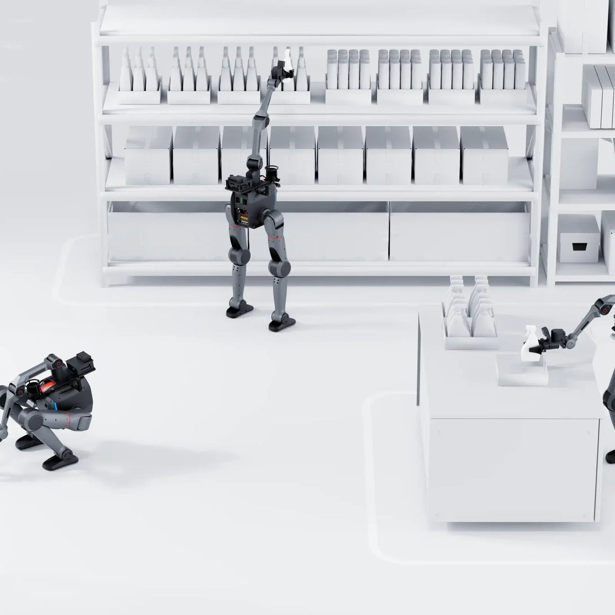 LimX TRON 2 configurations in an embodied robotics workspace