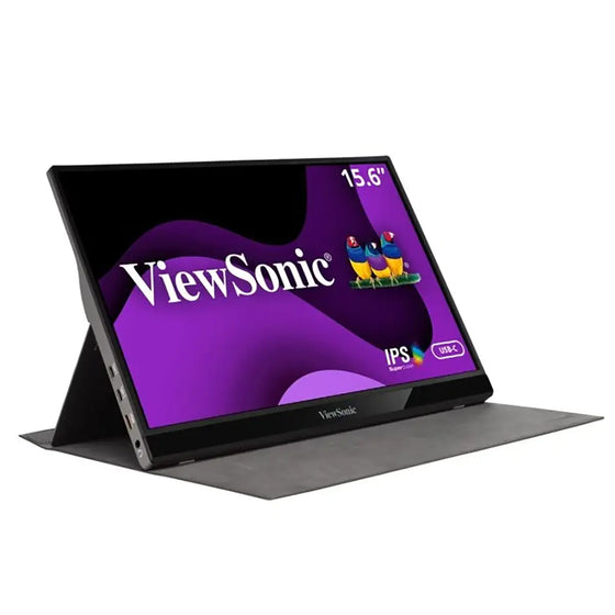 ViewSonic VG1655 - 15.6" Portable 1080p IPS Monitor with 60W USB C and mini-HDMI Knoxlabs