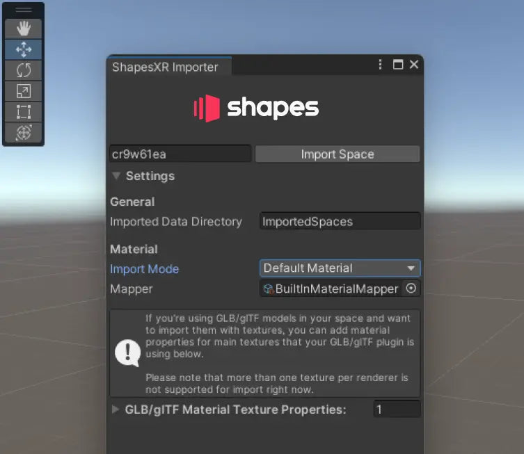 Shapes XR Software