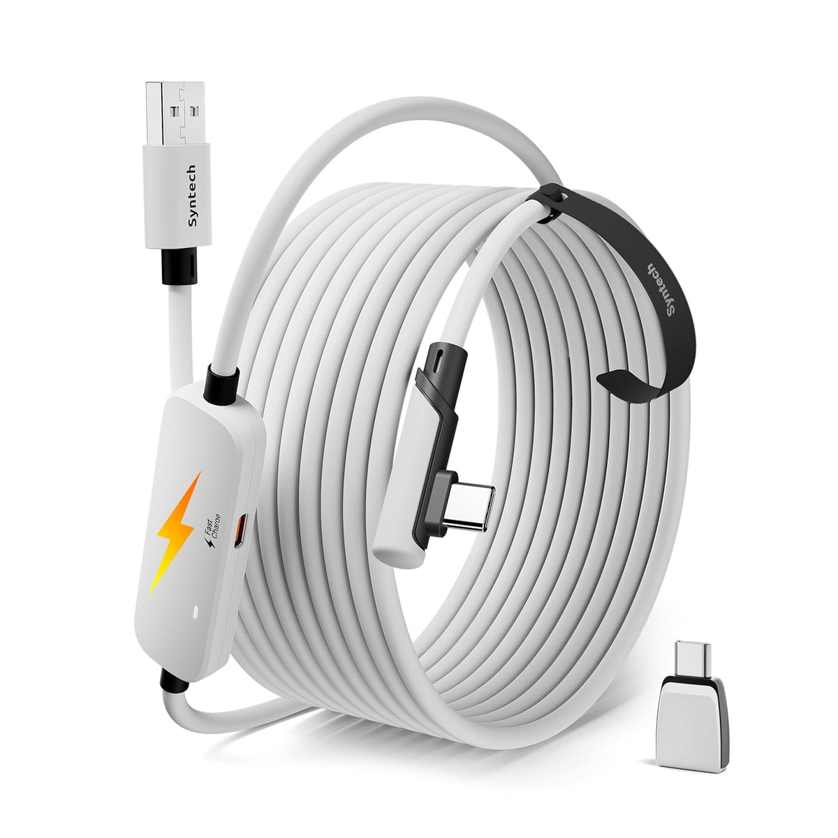 Syntech 16FT Link Cable with Charging for Meta Quest 3 / 3S / 2 / Pro (PC VR) / Pico