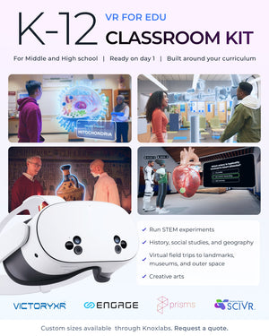 K-12 VR Classroom Kit — Kit v2 Example