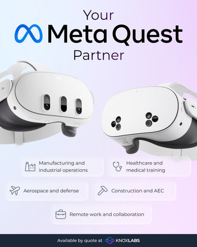 We supply and deploy Meta Quest.  We handle sourcing, integration, and support, from hardware spec to deployment to ongoing technical support.  Working with manufacturing, aerospace and defense, healthcare, construction, and enterprise collaboration teams