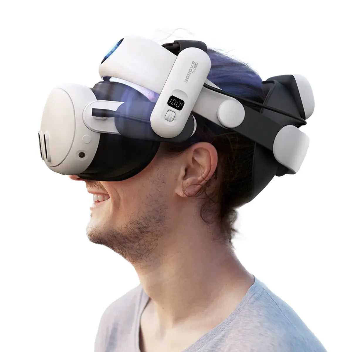 BoboVR S3 Pro Super Headband with Battery for Meta Quest 3 Knoxlabs