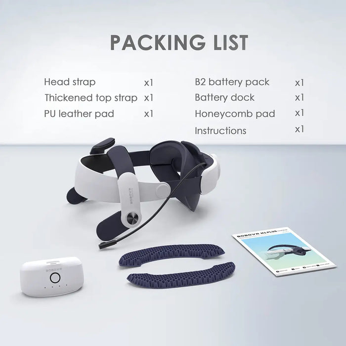 BoboVR M2 Pro Head Strap for Quest 2 (Upgraded) 5200mAh Battery BoboVR M2 Pro Head Strap for Quest 2 (Upgraded) 5200mAh Battery