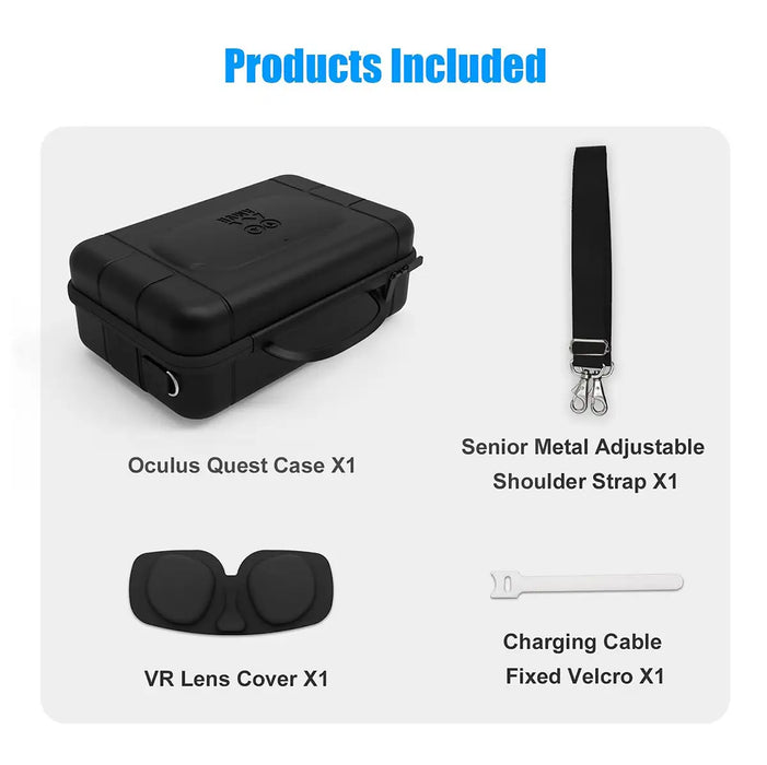 Carrying Case - Black | For Quest 2 | Knoxlabs Carrying Case - Black | For Quest 2 | Knoxlabs