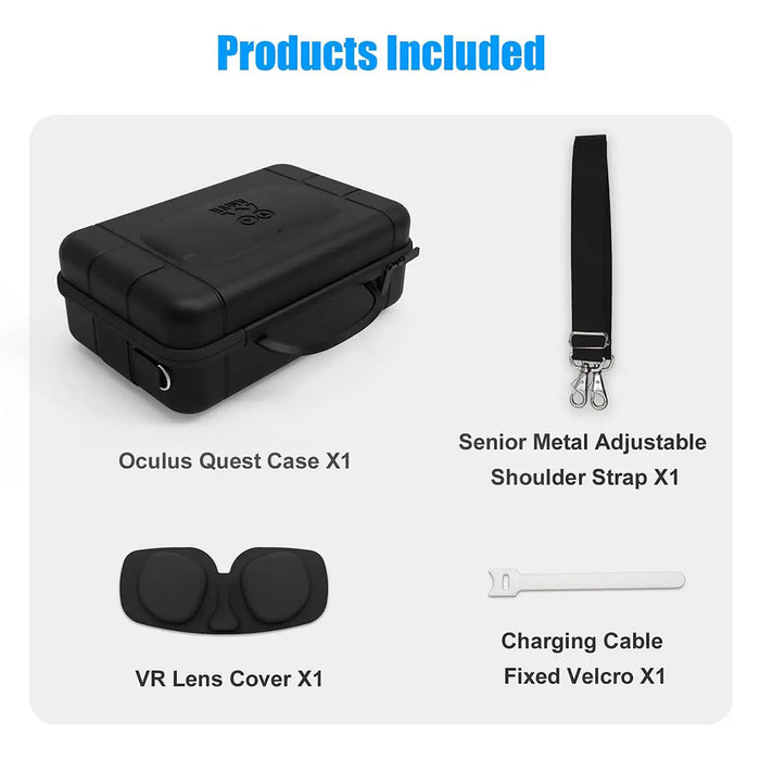Carrying Case - Black | For Quest 2 | Knoxlabs Carrying Case - Black | For Quest 2 | Knoxlabs
