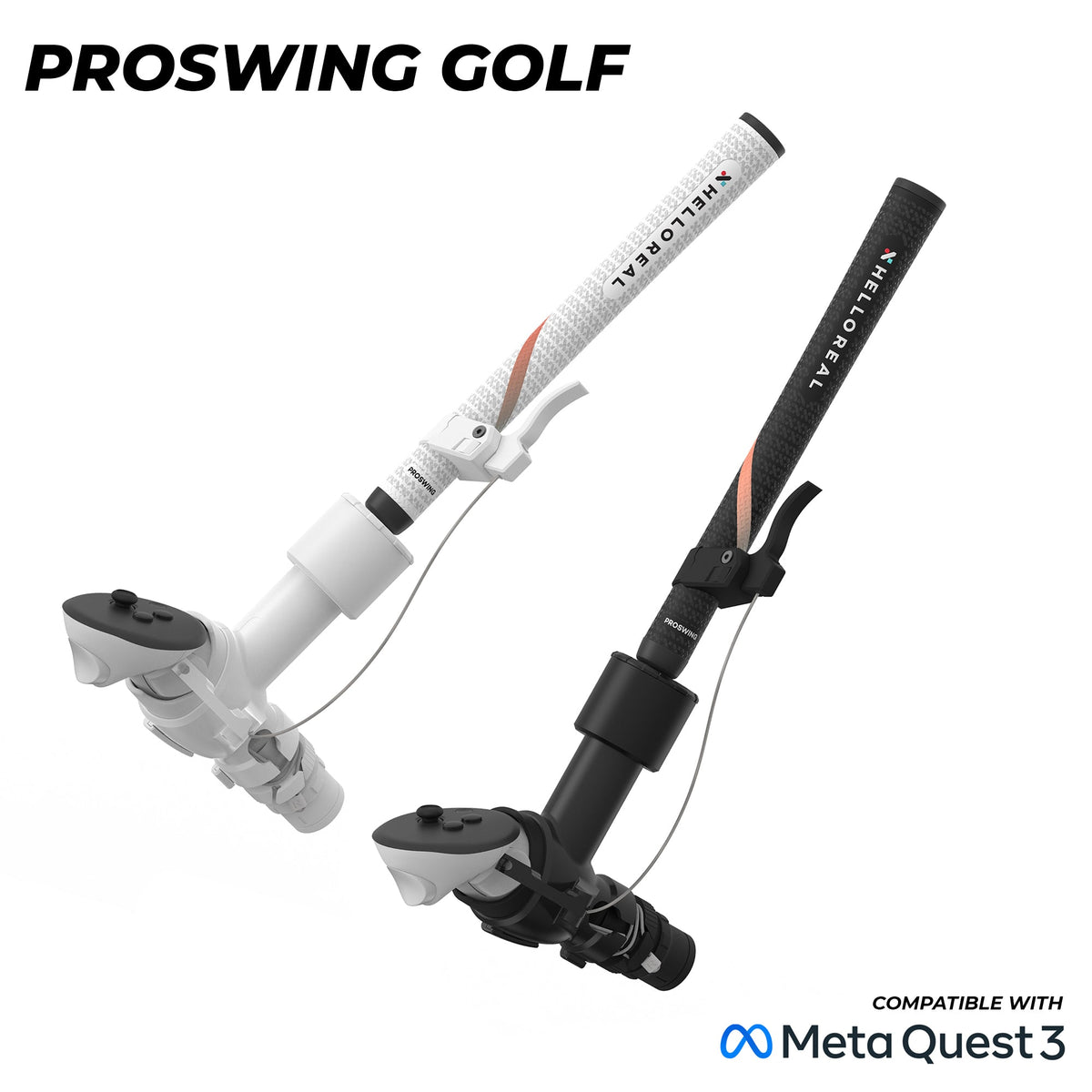 ProSwing Golf VR Golf handle Quest 2, Quest 3, Quest Pro and PSVR2