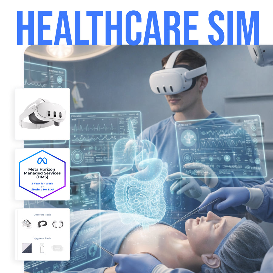 Healthcare Simulation VR Kit with Meta Quest 3 512GB