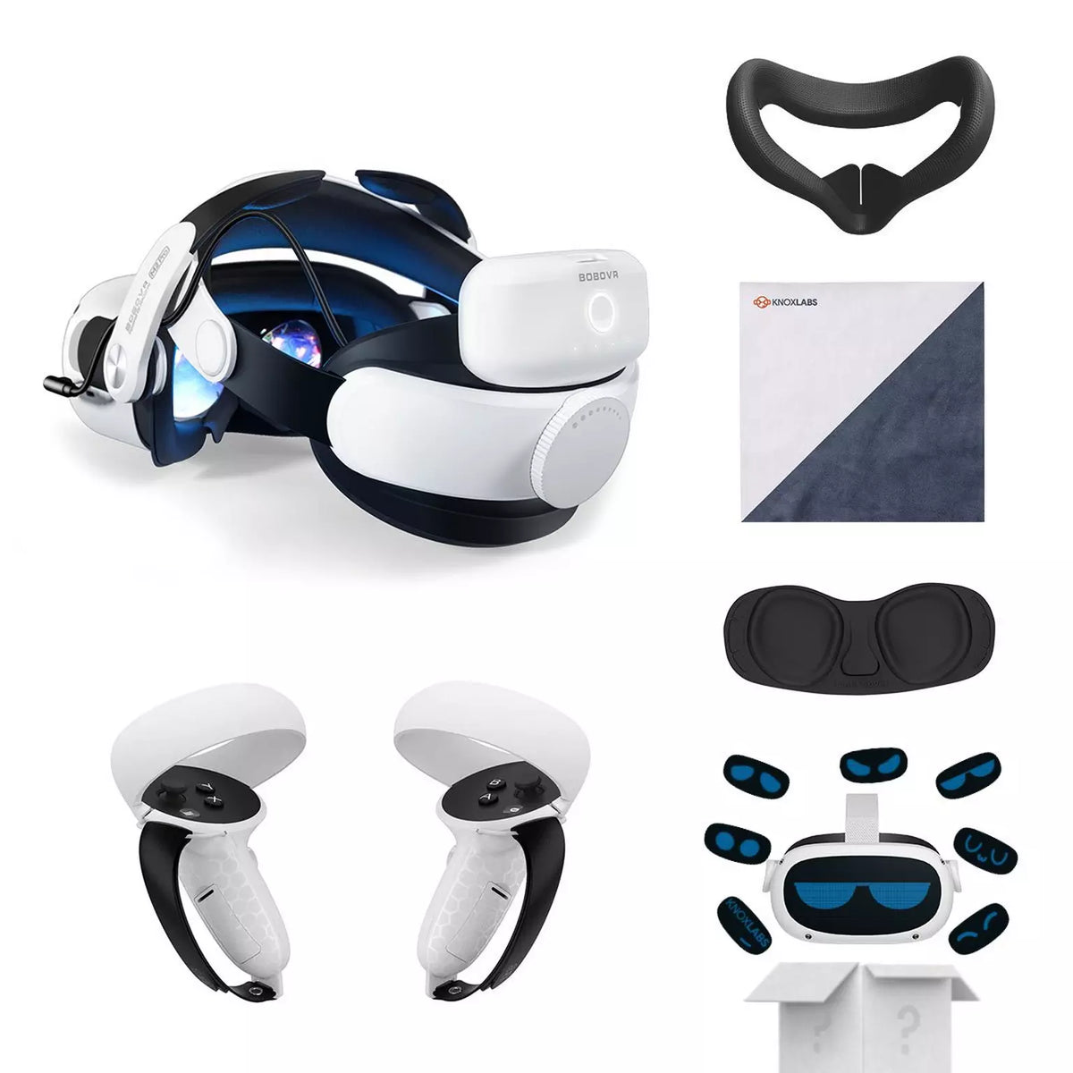 Meta Quest 2 Starter Pack | VR Headset Accessories for Meta Quest