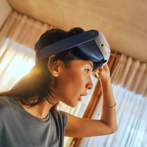 Meta Quest 3 Facial Interface & Head Strap (Elemental Blue)