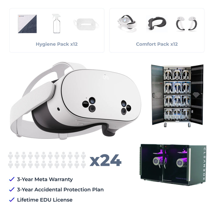 K-12 VR Kit for Classroom | 6 / 12 / 24 Students