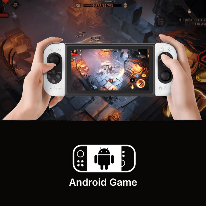 Pimax Portal Handheld Game Console with 4K 144Hz Display, Gaming Console  for Android, Retro Video Games, Cloud Gaming, Handheld Emulator, 8G+256G
