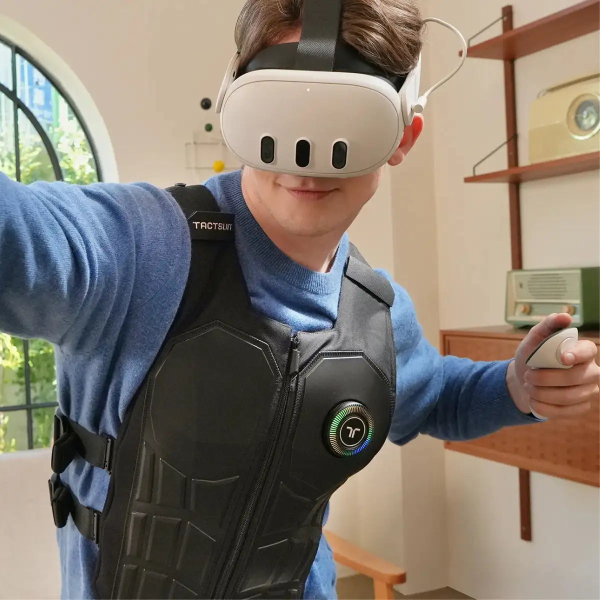 bHaptics TactSuit Pro | 32-Point Haptic Vest | Knoxlabs