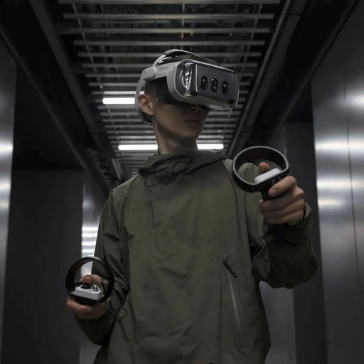 Varjo XR4 Focal Edition VR headset in use - Knoxlabs