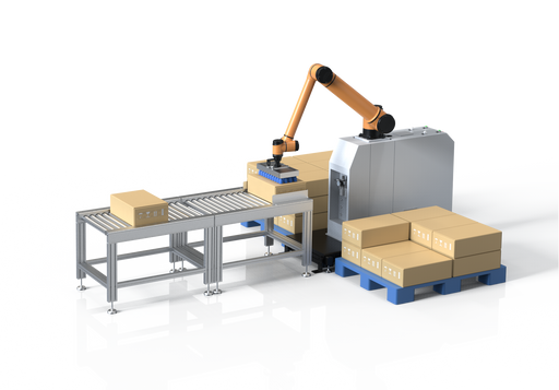 AUBO robotic palletizing workstation
