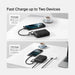 Belkin BoostCharge 10K power bank front and side view on white