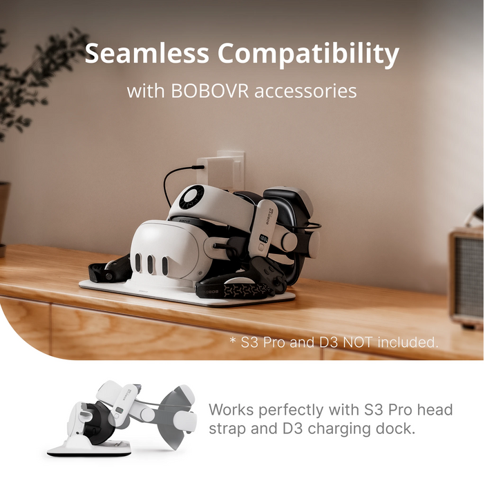 BOBOVR F3 glasses-friendly facial interface for Quest 3