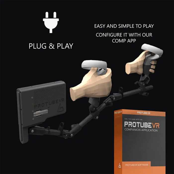 Forcetube - VR Haptic Gun Stock | for Meta Quest 3