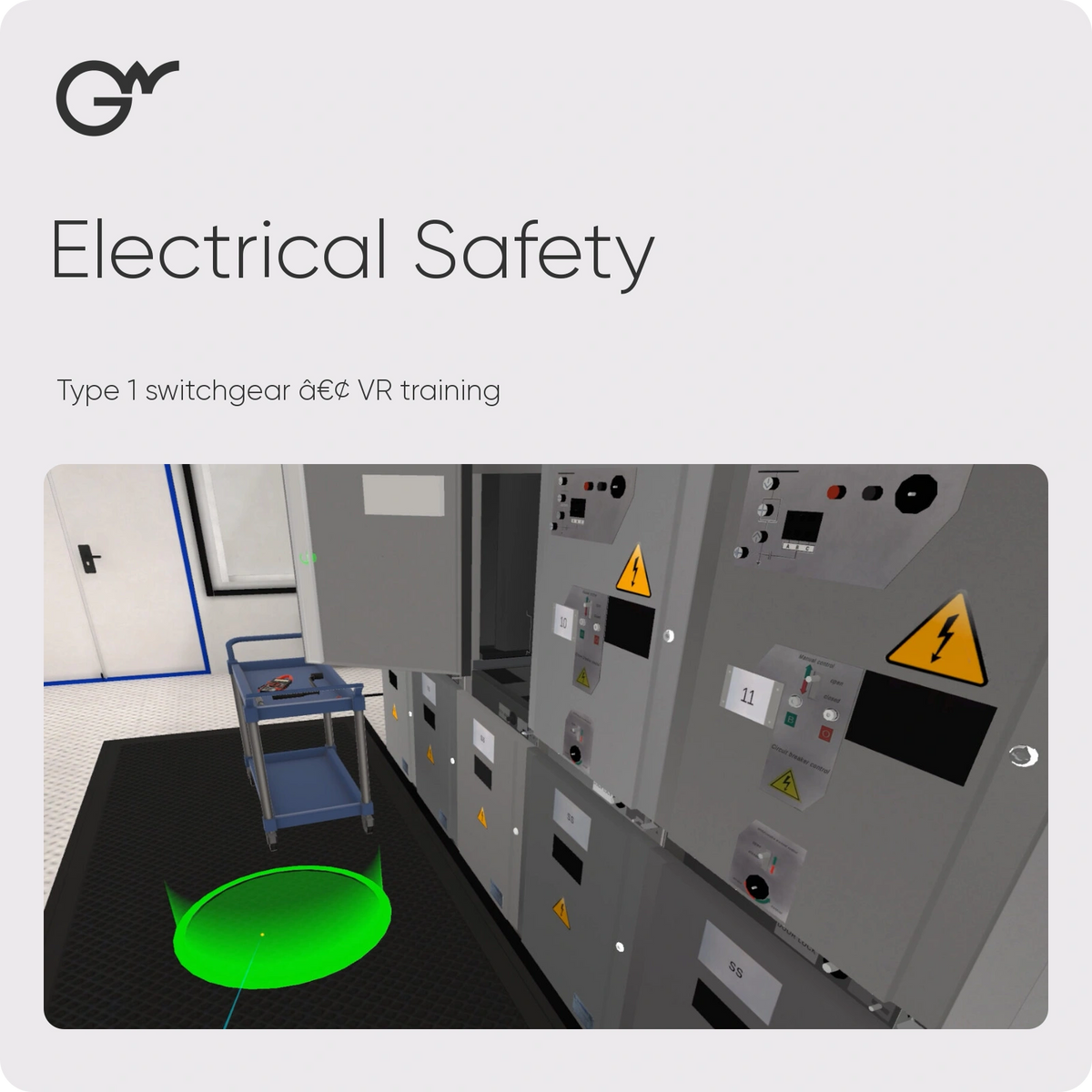 Electrical Safety — Type 1 switchgear â€¢ VR training; official GWPRO logo and training imagery