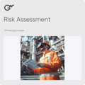 Risk Assessment — VR training module; official GWPRO logo and training imagery