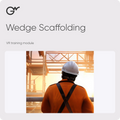 Wedge Scaffolding — VR training module; official GWPRO logo and training imagery