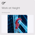 Work at Height — VR training module; official GWPRO logo and training imagery