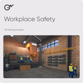 Workplace Safety — VR training module; official GWPRO logo and training imagery