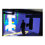 Haption Scale1 CAVE installation example; immersive displays and Virtuose devices depend on the quoted configuration