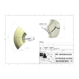 Haption Virtuose translation and rotation workspace drawing