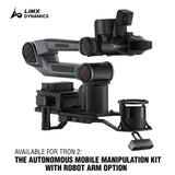LimX TRON 2 robot arm and perception sensor kit on a compatible TRON 2 platform; robot sold separately