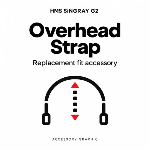 HMS SiNGRAY G2 strap — informational accessory graphic, not a product photograph