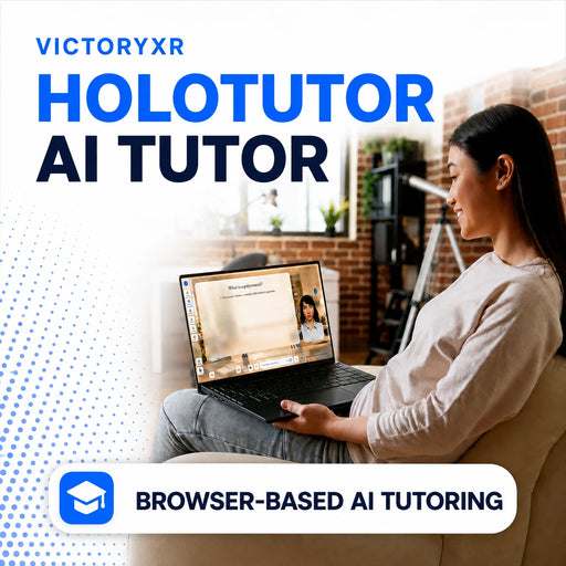 VictoryXR HoloTutor browser-based AI tutoring